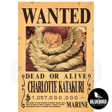 POSTER ONE PIECE WANTED COLECCIONABLE - CHARLOTTE KATAKURI