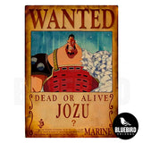 POSTER ONE PIECE WANTED COLECCIONABLE - JOZU