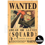 POSTER ONE PIECE WANTED COLECCIONABLE - SQUARD