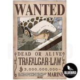 POSTER ONE PIECE WANTED COLECCIONABLE - TRAFALGAR LAW