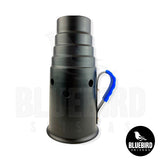 CUBREVIENTOS NEGRO MANGO AZUL