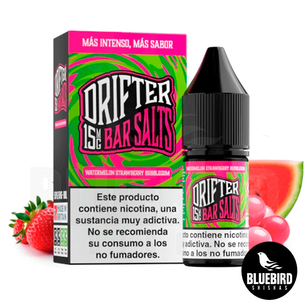 JUICE SAUZ DRIFTER BAR SALTS WATERMELON STRAWBERRY BUBBLEGUM 10ML