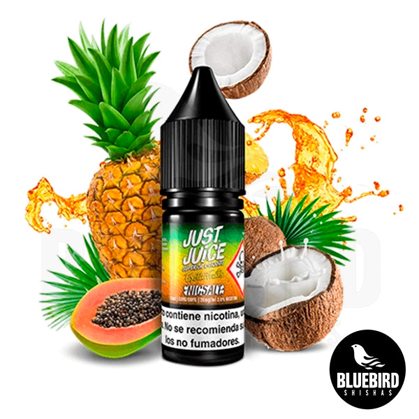 JUST JUICE EXOTIC FRUITS NIC SALTS PAPAYA, PINEAPPLE & COCONUT 10ML
