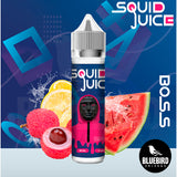 SQUID JUICE - LÍQUIDO JUEGO DEL CALAMAR - BOSS - SANDÍA LICHI LIMÓN  - 50ML
