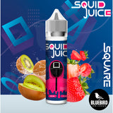 SQUID JUICE - LÍQUIDO JUEGO DEL CALAMAR - SQUARE - KIWI Y FRESA  - 50ML