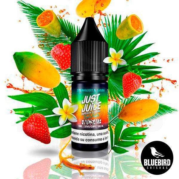 JUST JUICE NIC SALT EXOTIC FRUITS STRAWBERRY & CURUBA