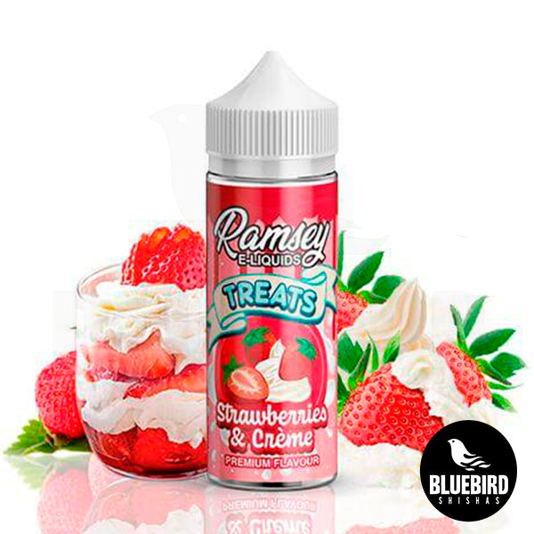 RAMSEY E-LIQUIDS TREATS STRAWBERRIES & CREAM - 100ML